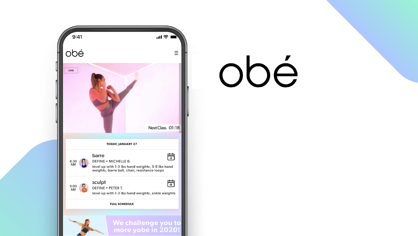Obé App feature