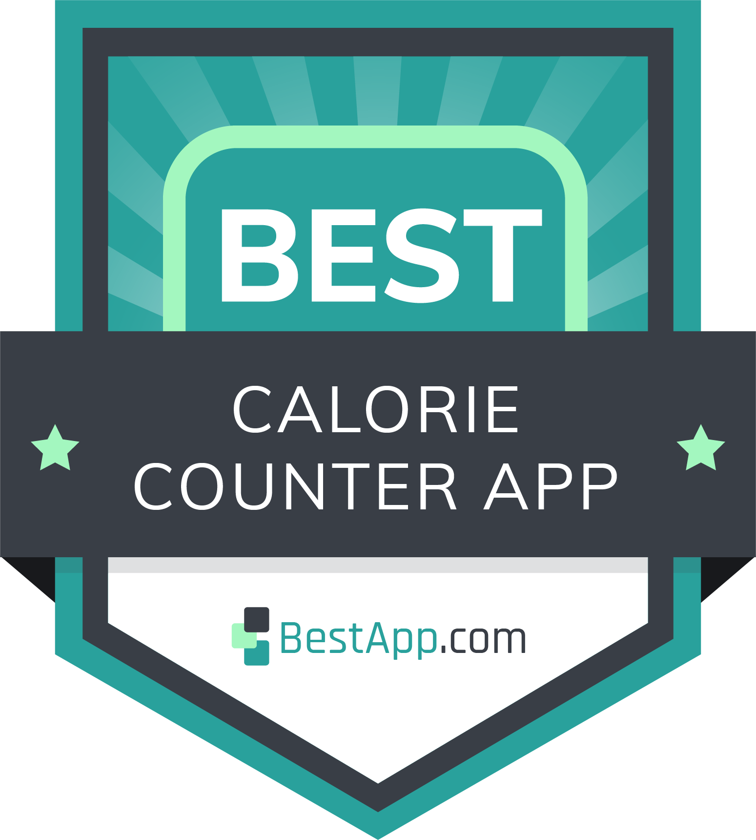 Best Calorie Counter App Badge