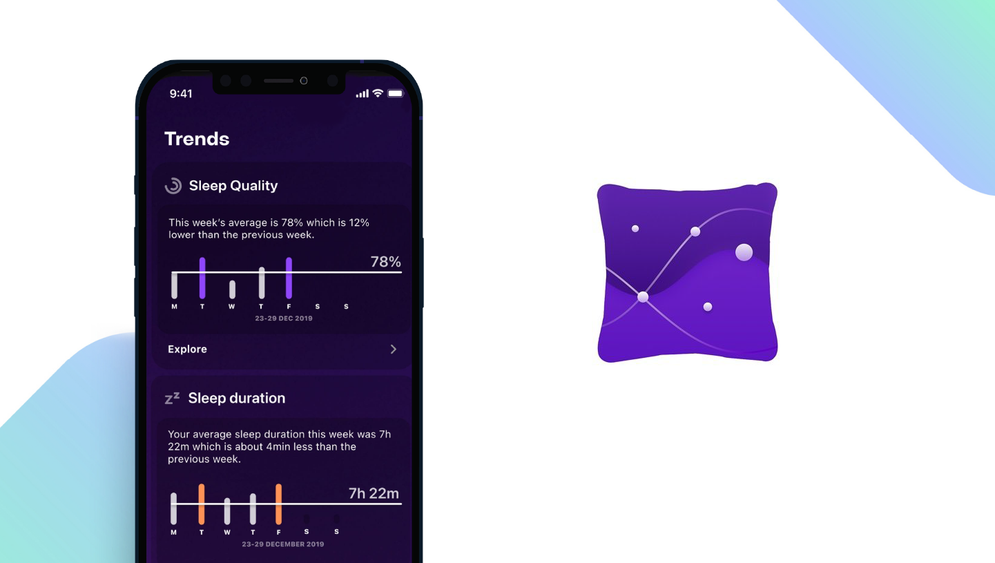 Pillow Automatic SleepTracker feature