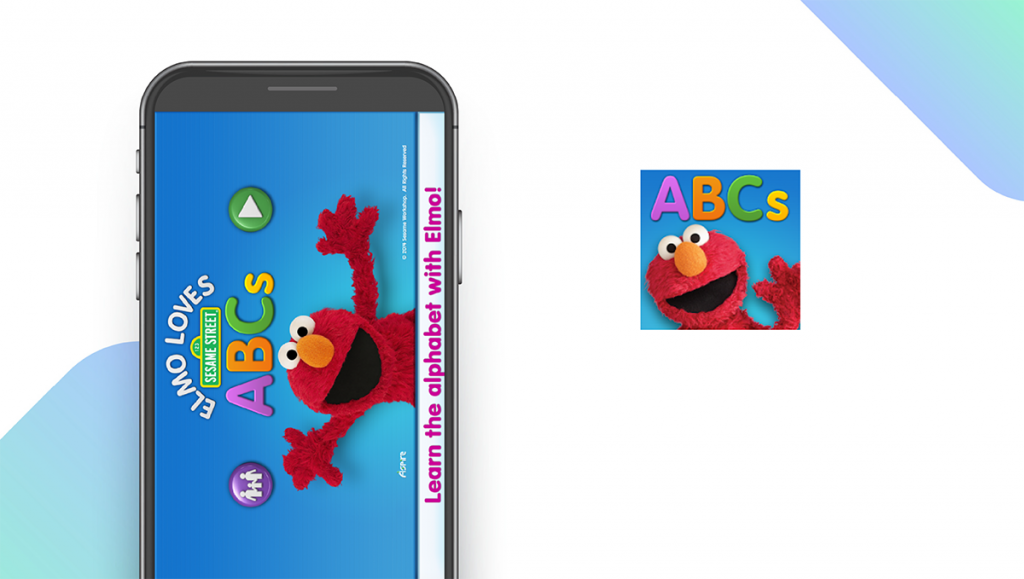 Elmo Loves ABCs App feature