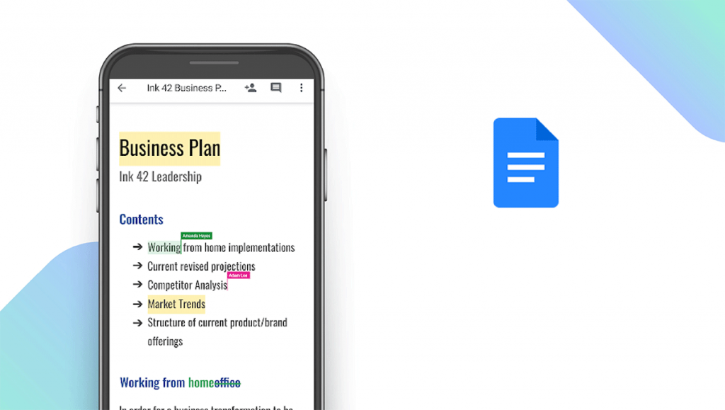 Google Docs App feature