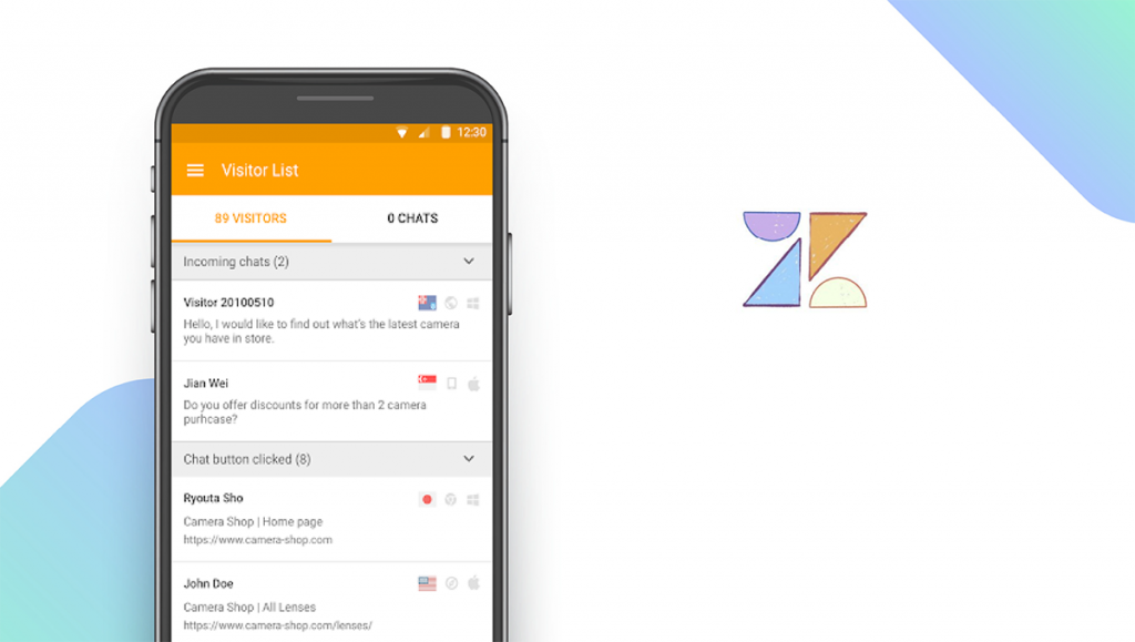 ZenDesk Chat App feature