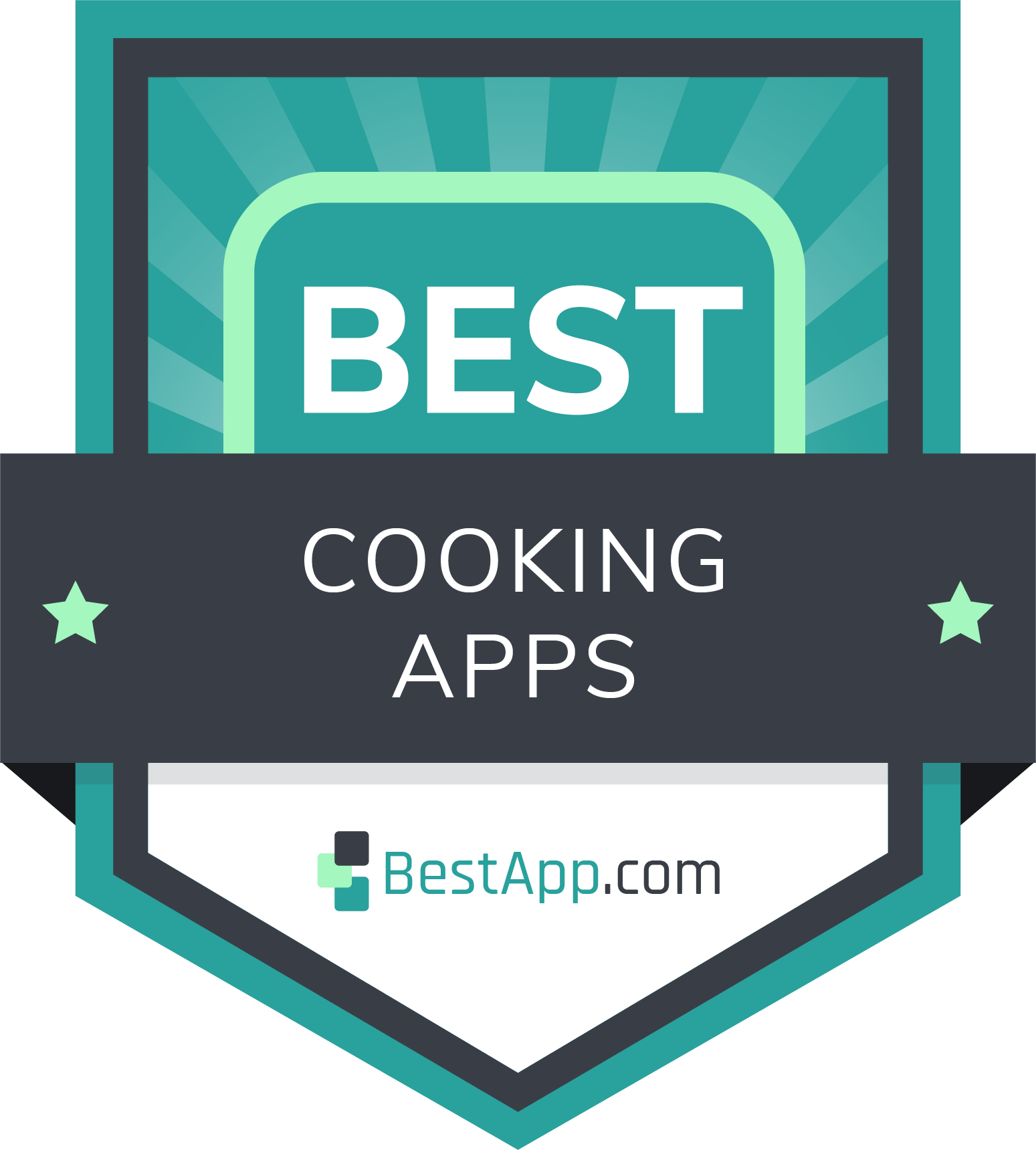 Best Cooking Apps Badge