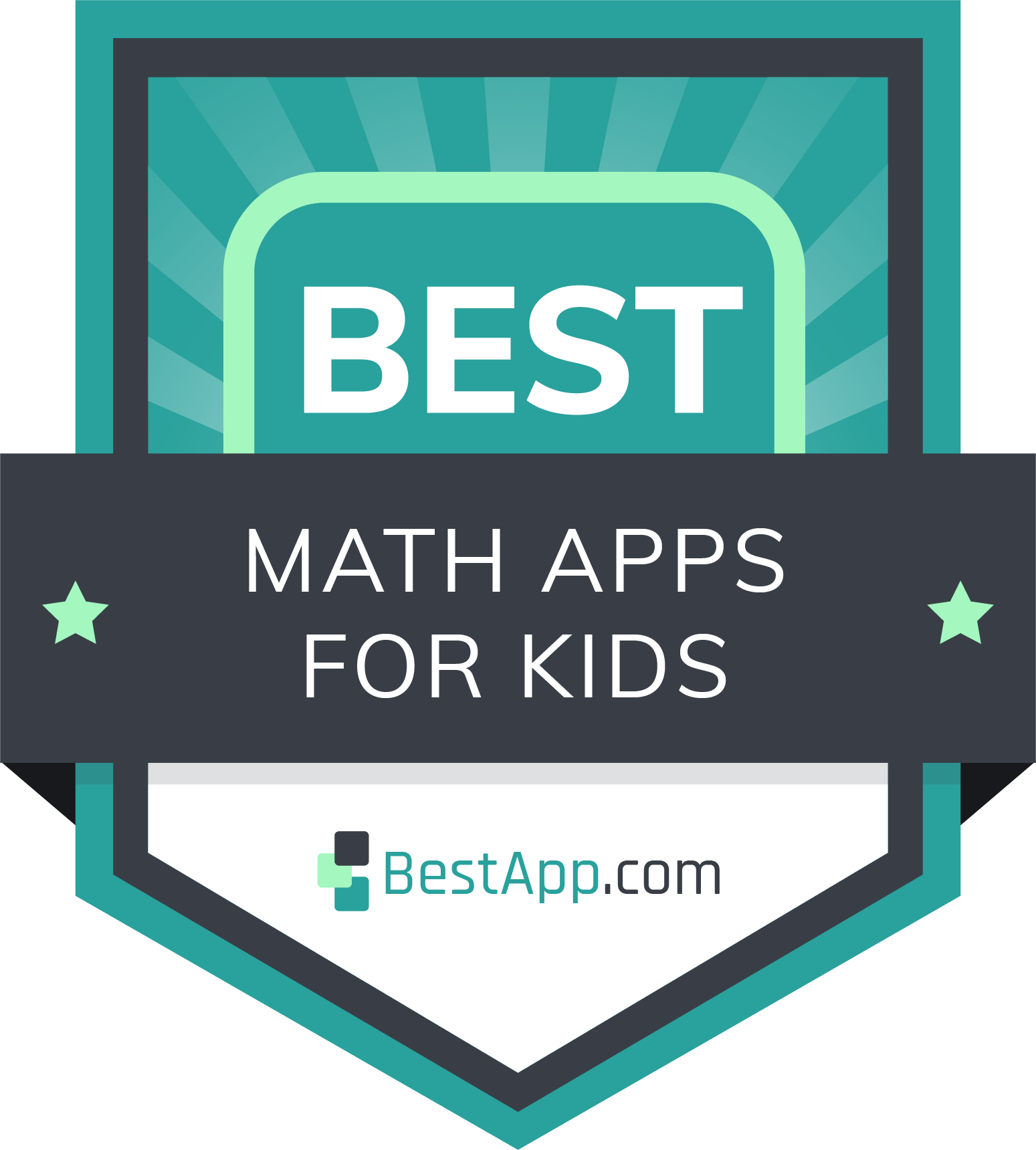 Best Math Apps for Kids Badge