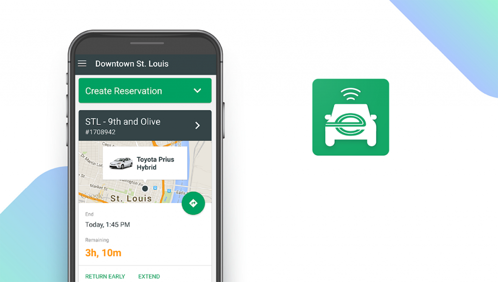 Enterprise CarShare App feature