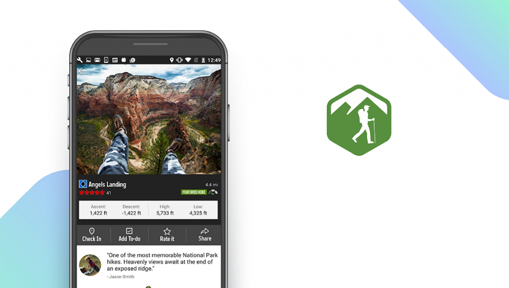Hiking Project App feature