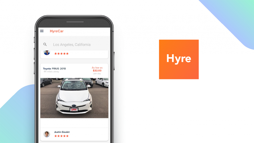 HyreCar App feature
