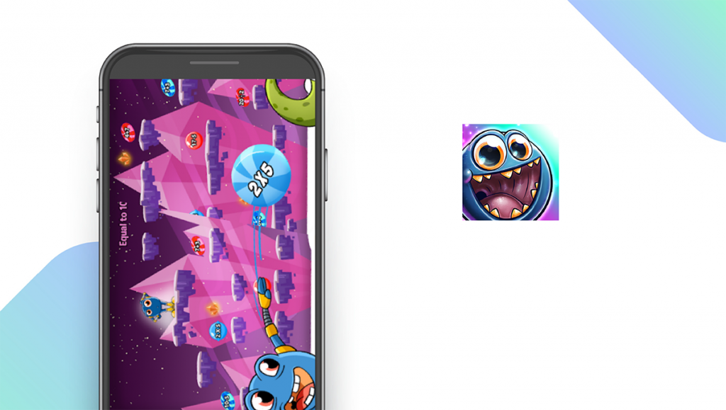 Monster Math App feature