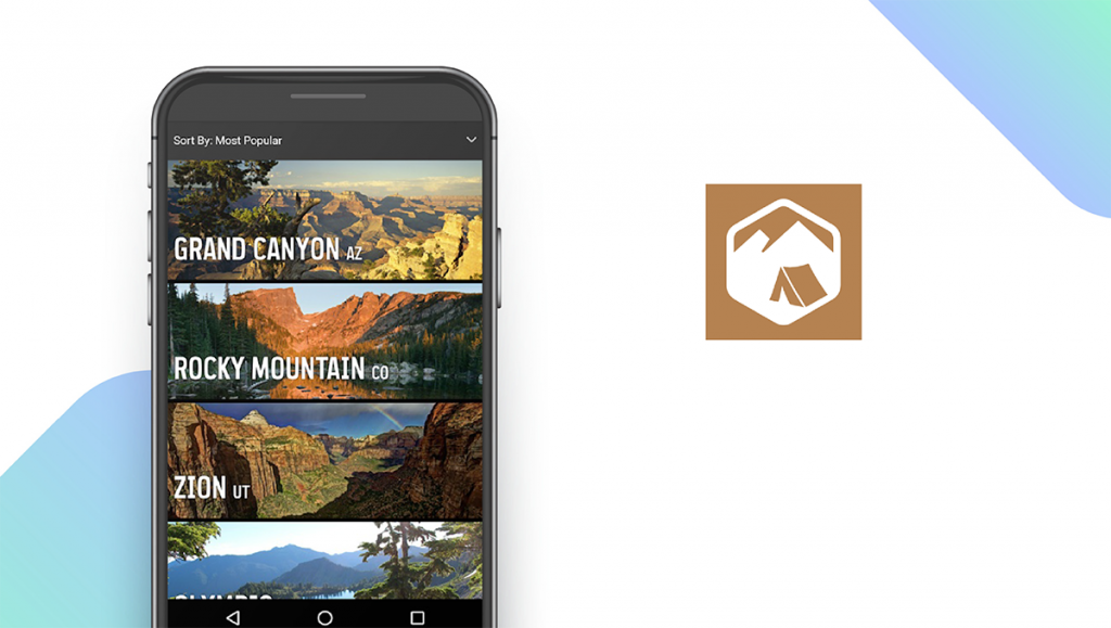 National Park Trail Guide App feature