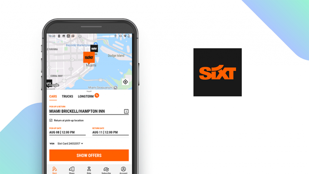 Sixt App feature