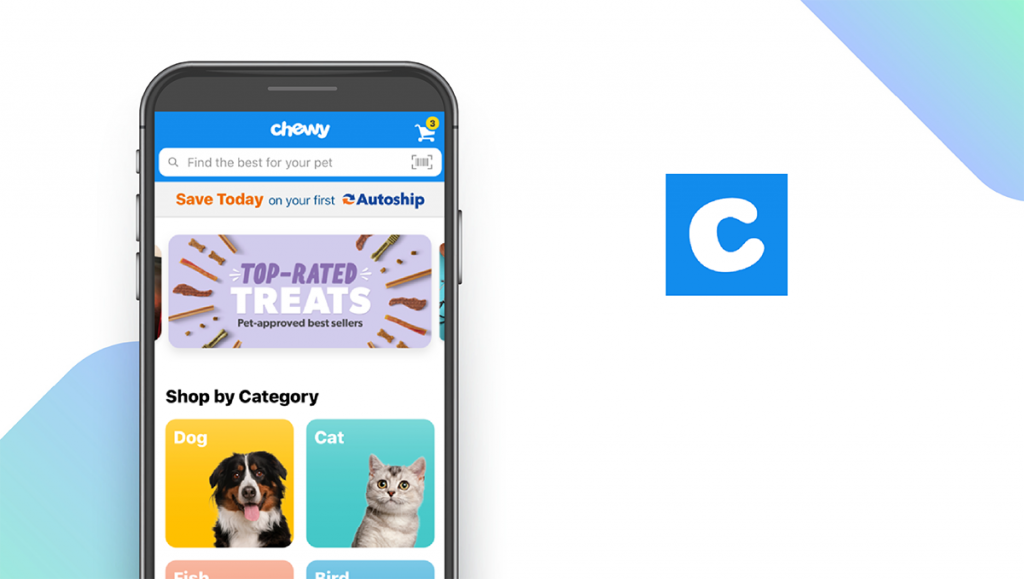 Chewy App feature
