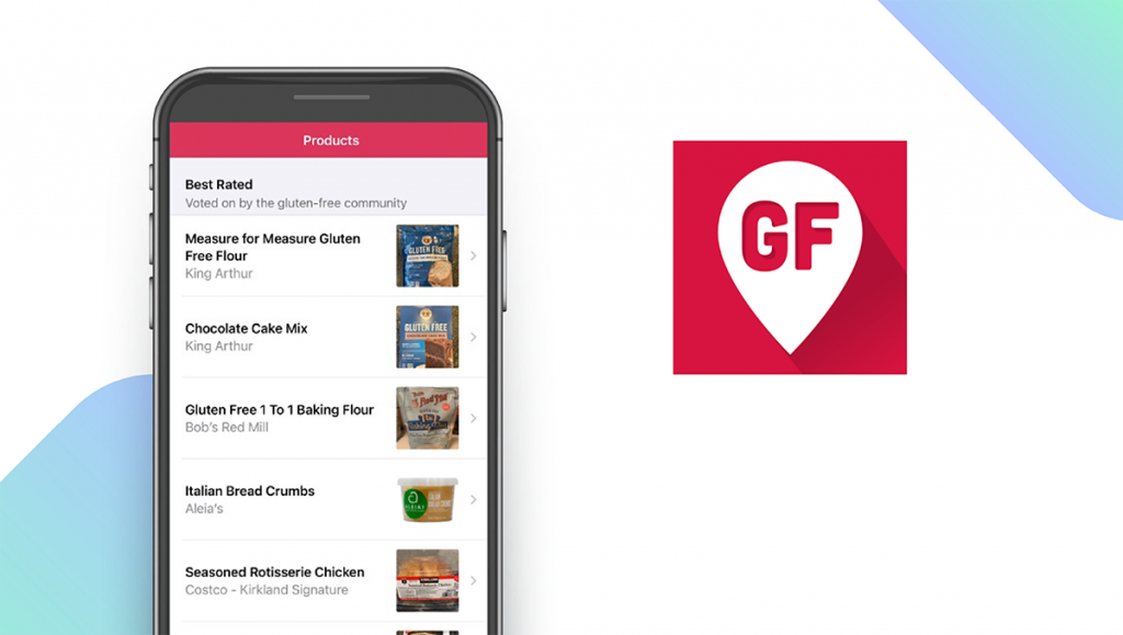 Find Me Gluten Free App feature