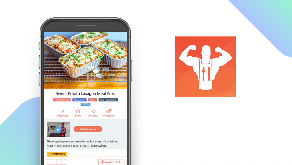 Fit Men Cook App feature