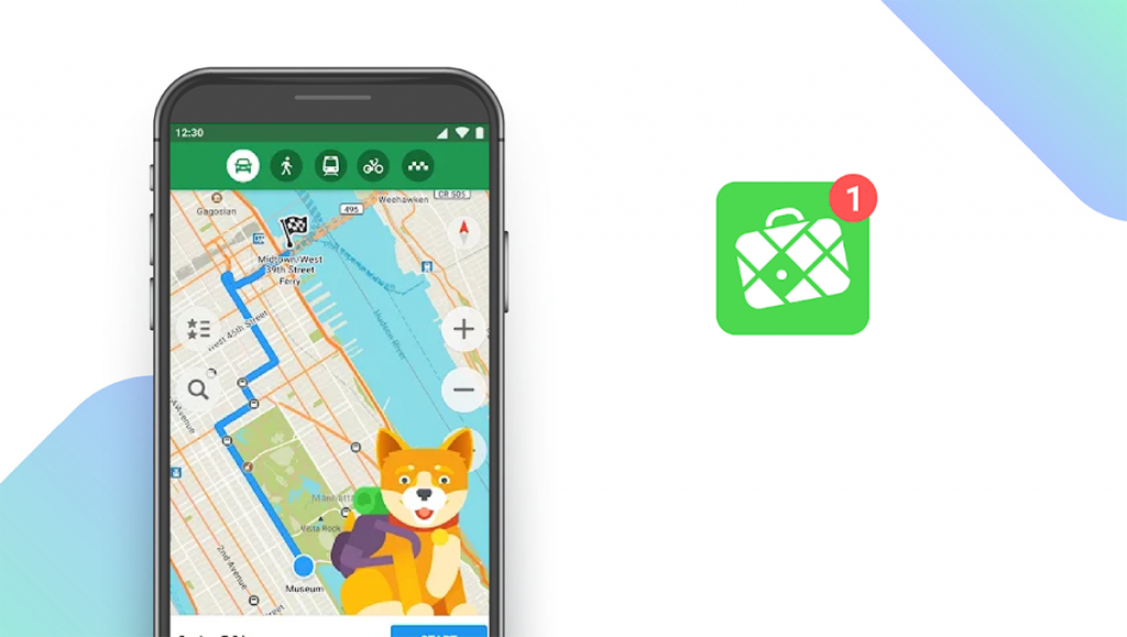 Maps.ME App feature
