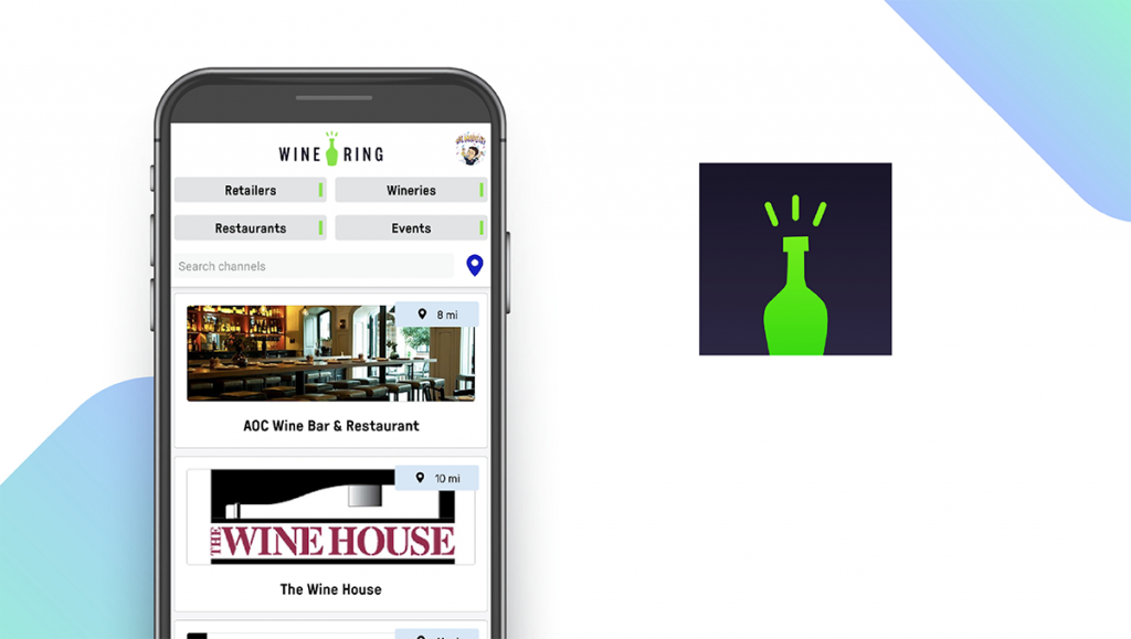 Wine Ring App feature