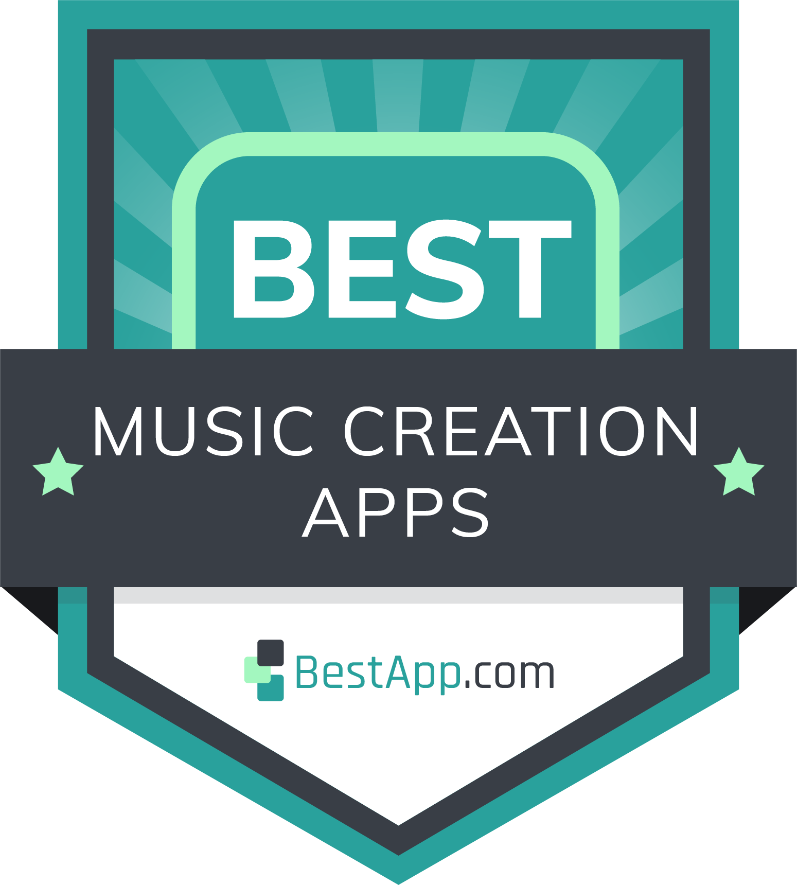Best Music Creation Apps Badge