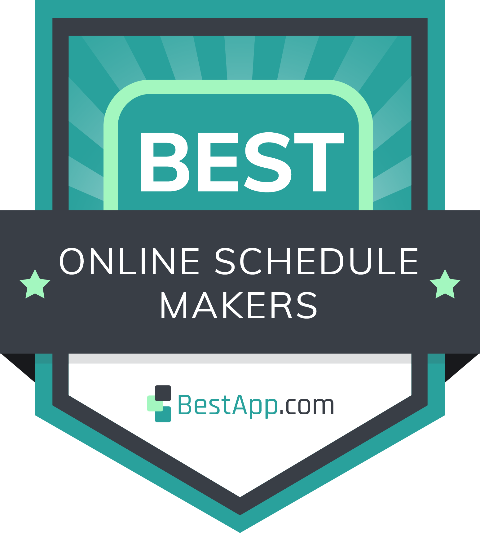 Best Online Schedule Makers Badge