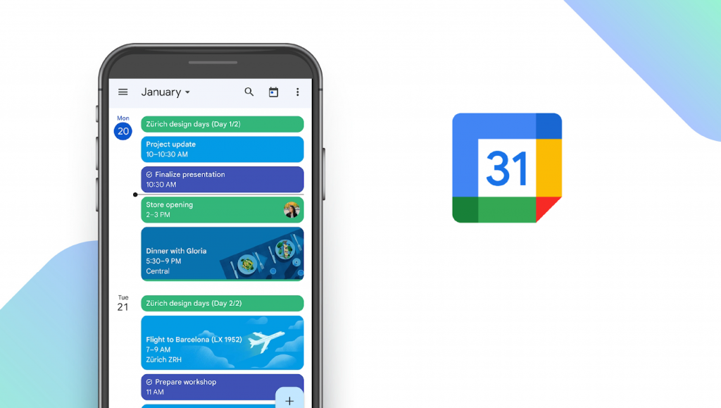 Google Calendar App feature