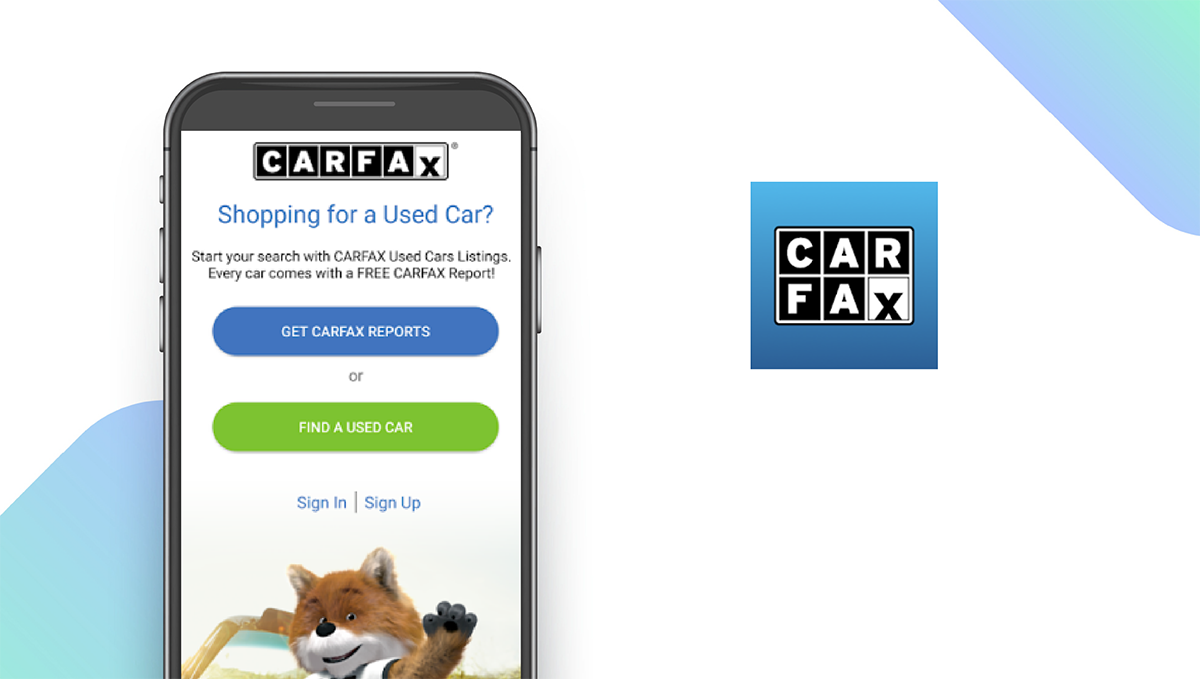CarFax App feature