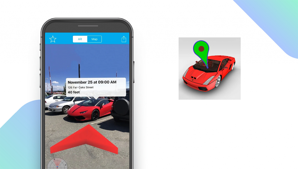 Find Your Car with AR App feature