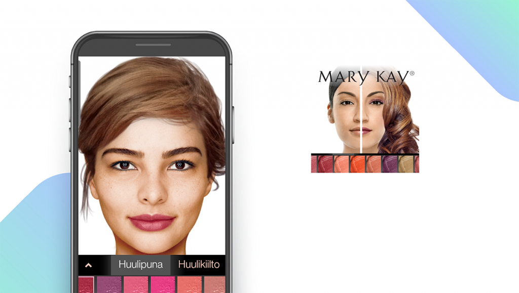 Mary Kay Virtual Makeover App feature