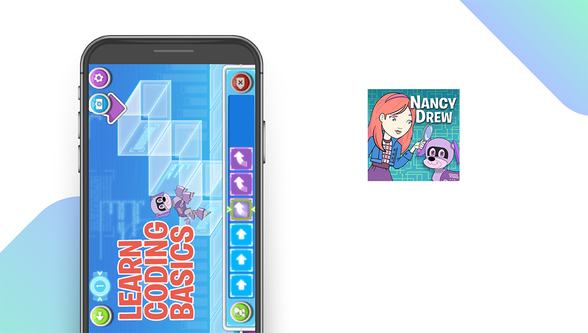 Nancy Drew Codes and Clues App feature