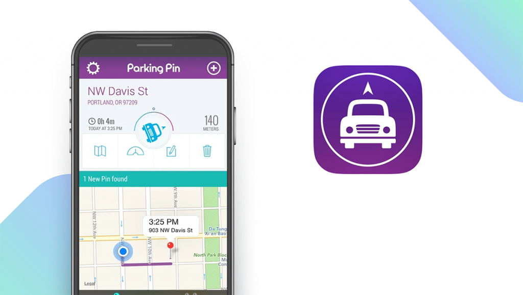 Parking Pin App feature