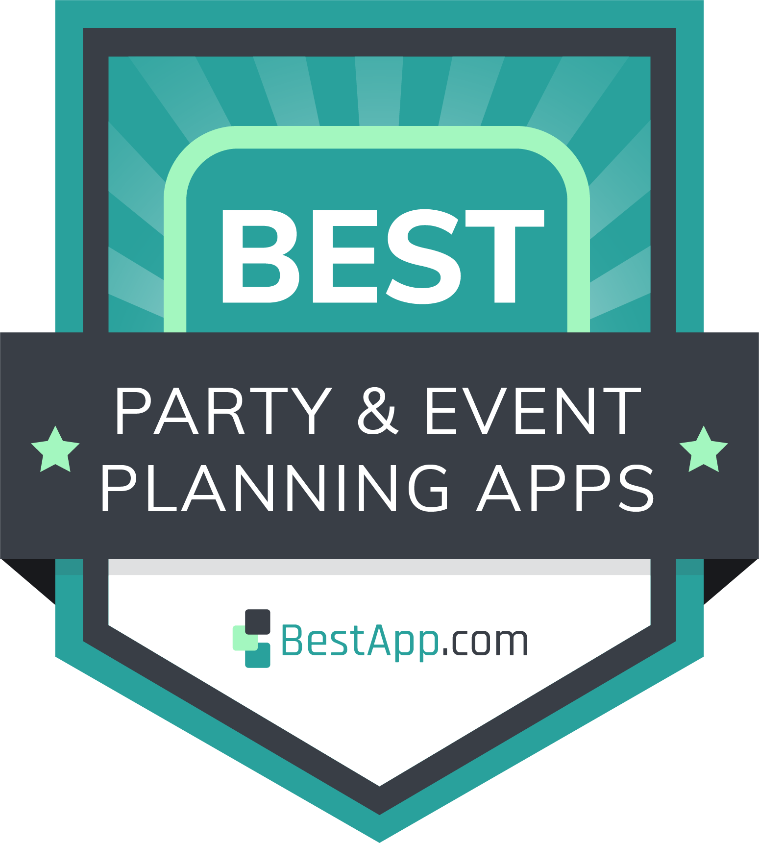 Best Party and Event Planning Apps Badge