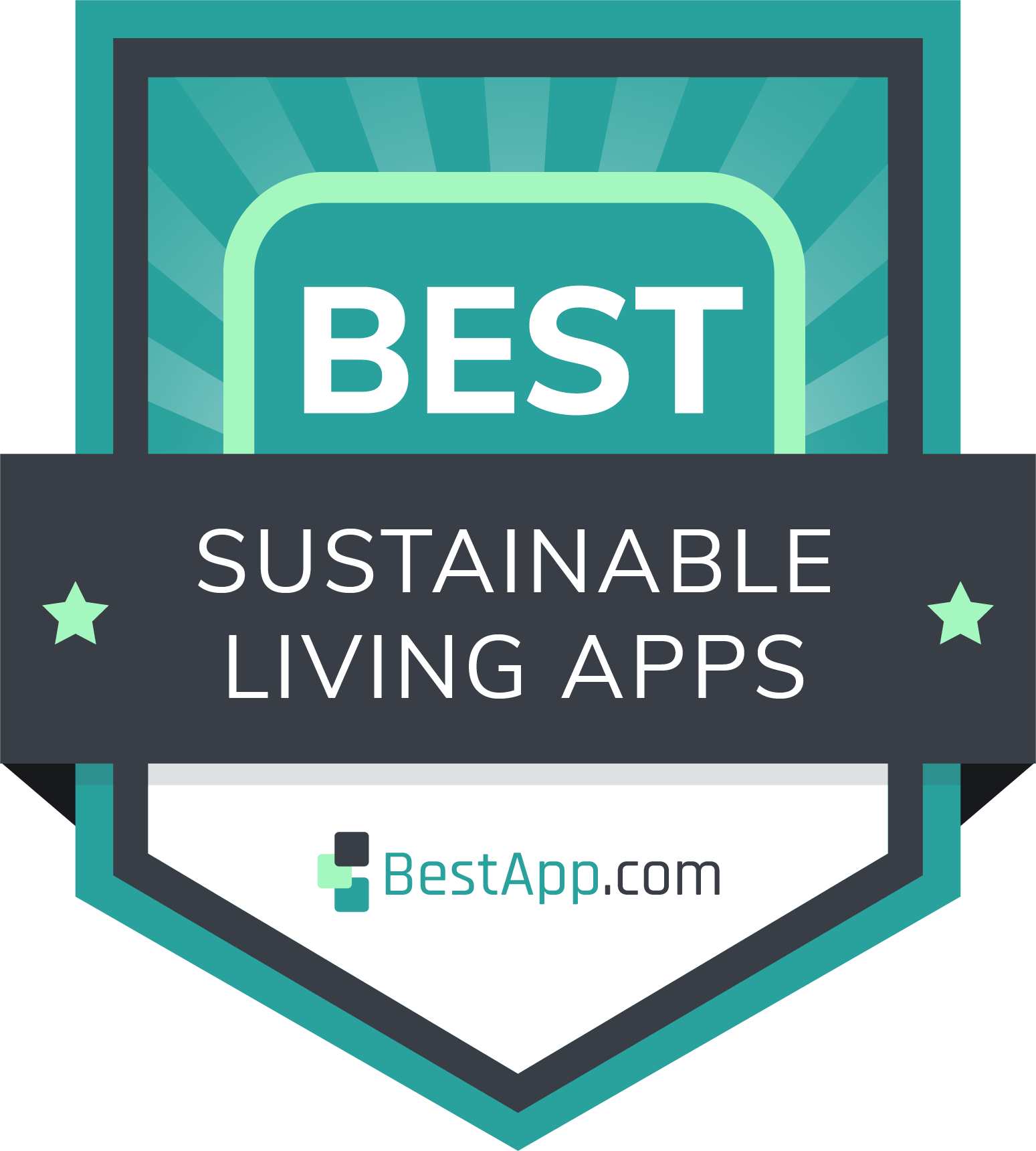 Best Sustainable Living Apps Badge