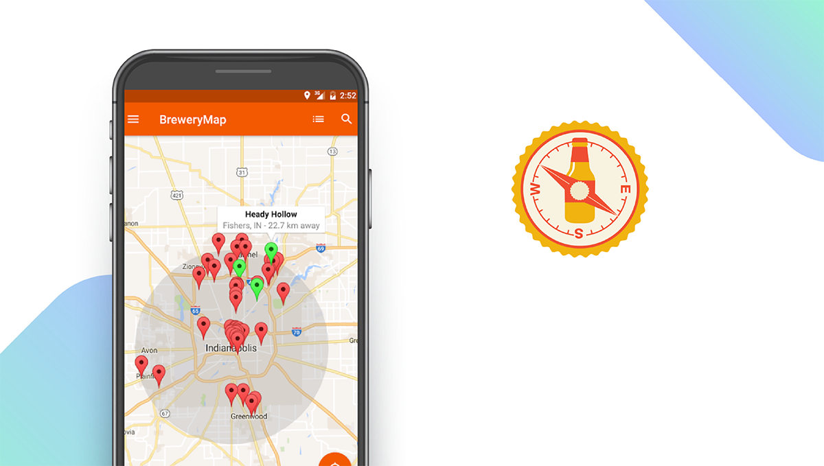 BreweryMap App feature