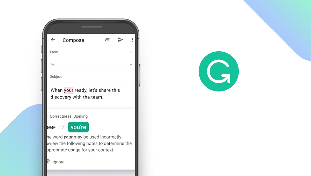 Grammarly App feature