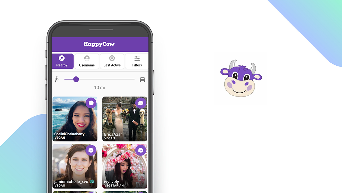 HappyCow App feature