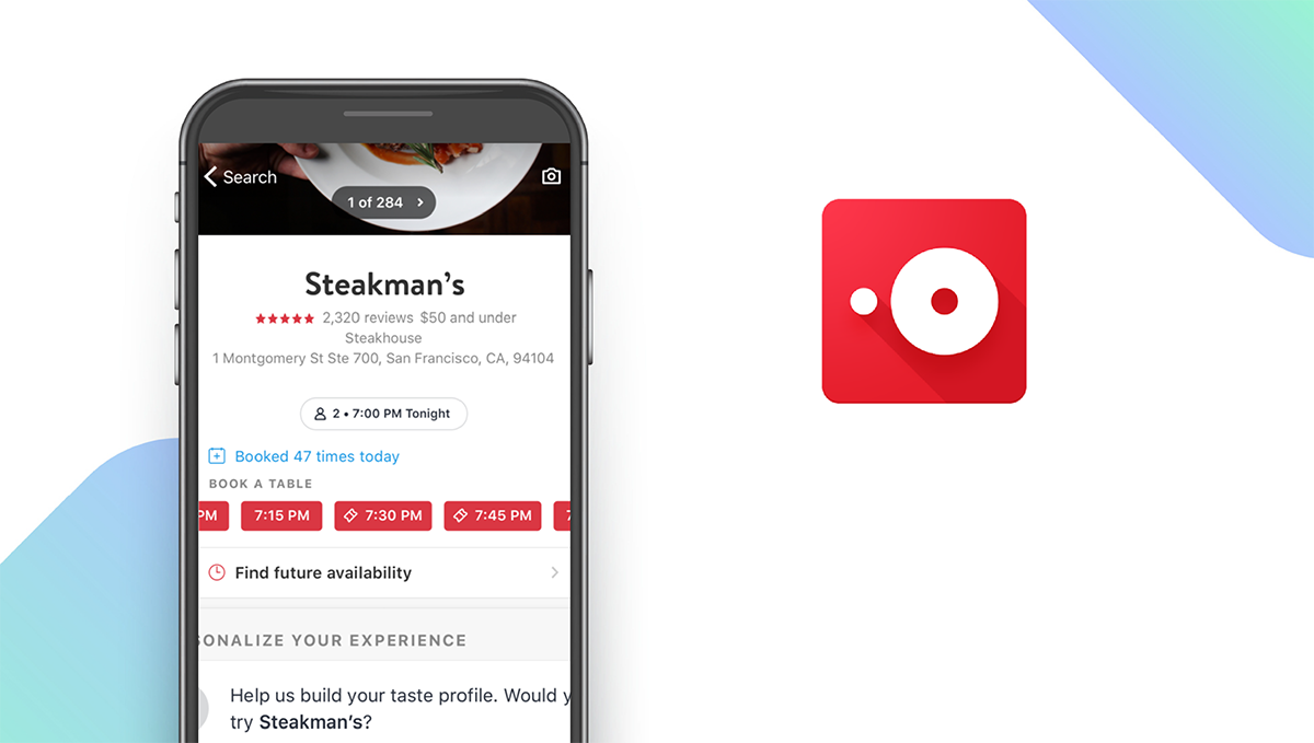OpenTable App feature