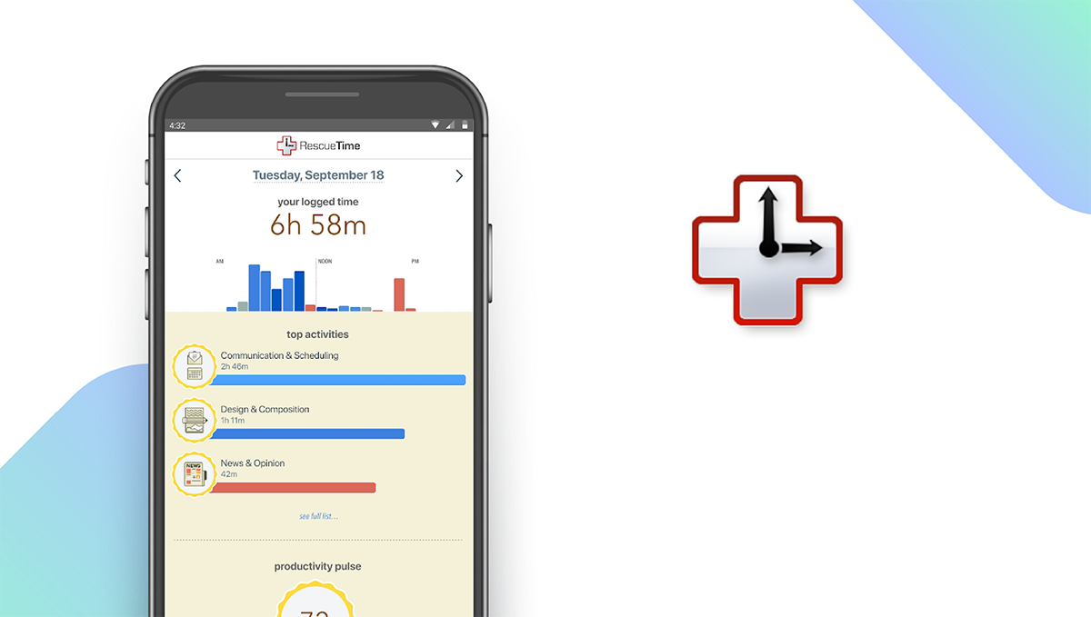 RescueTime App feature