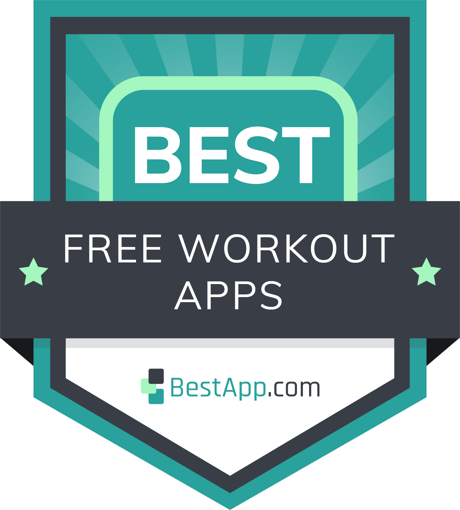 Best Free Workout Apps Badge