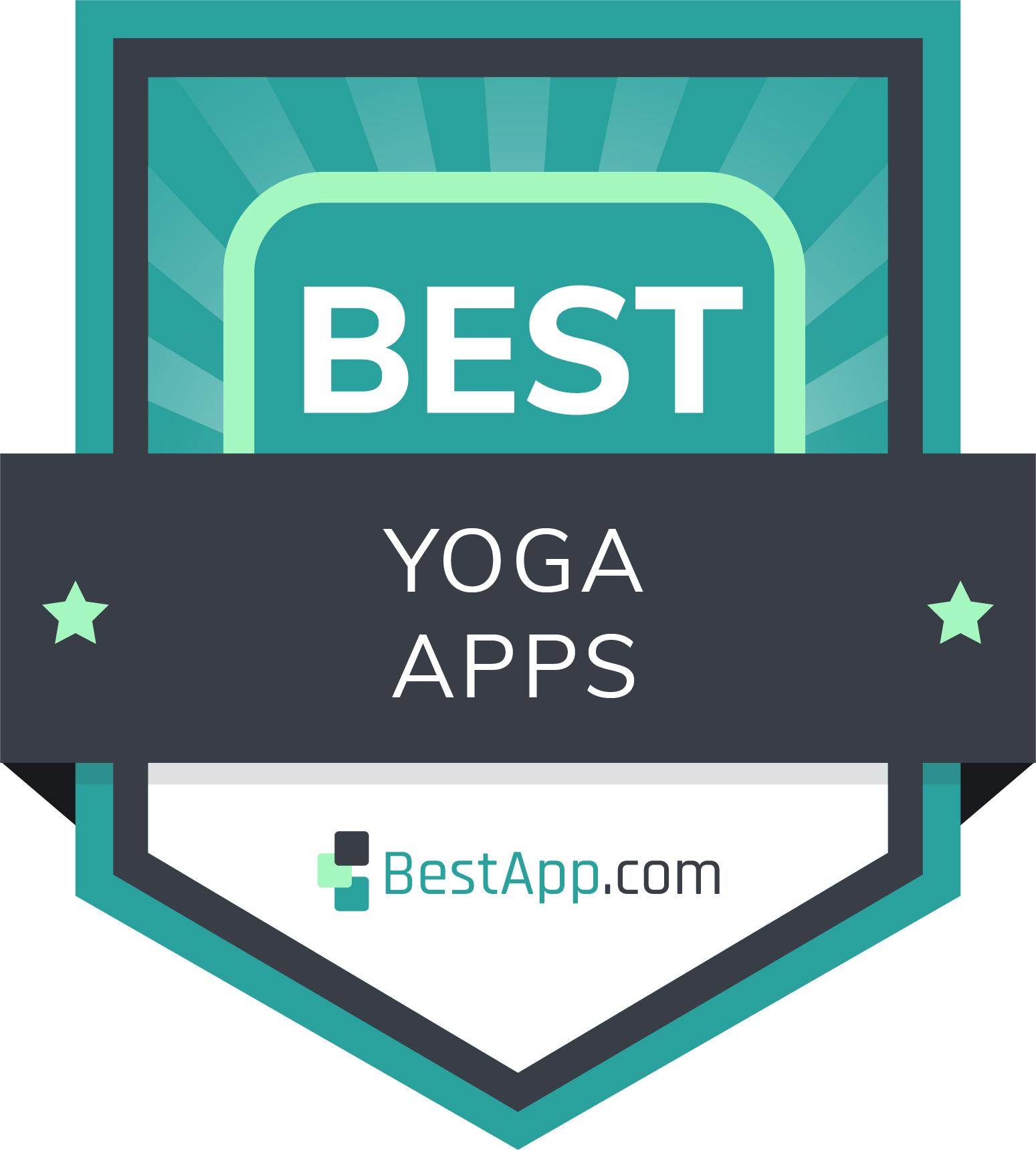 Best Yoga Apps Badge