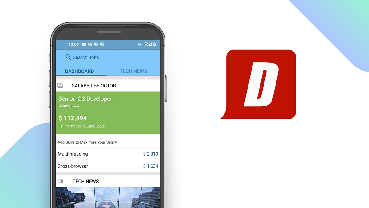 Dice Careers App feature