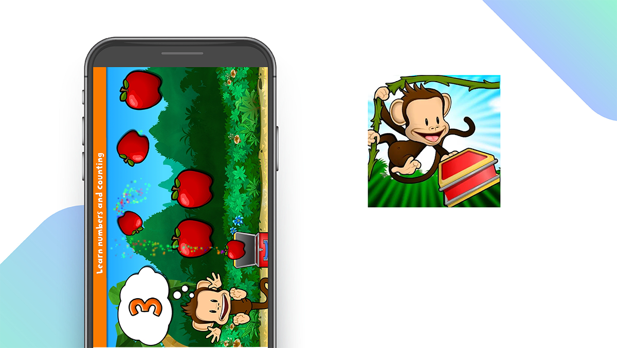 Monkey Preschool Lunchbox App feature