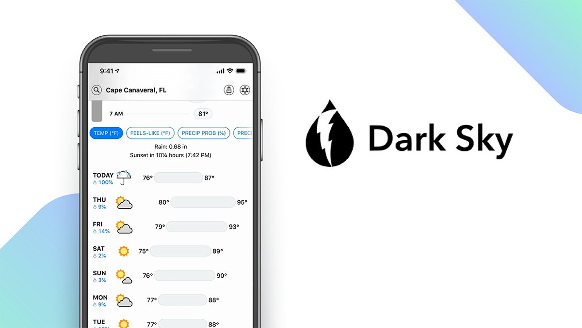 Dark Sky App feature