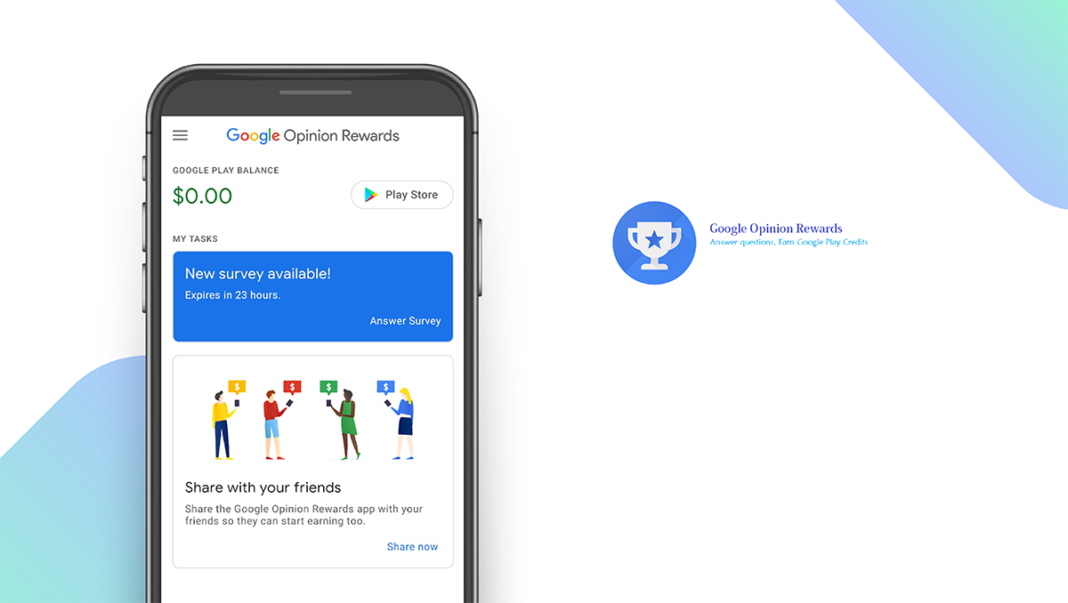 Google Opinion Rewards App feature