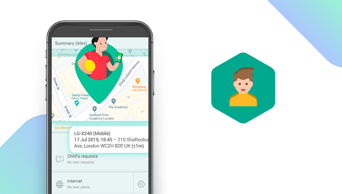 Kaspersky Safe Kids App feature