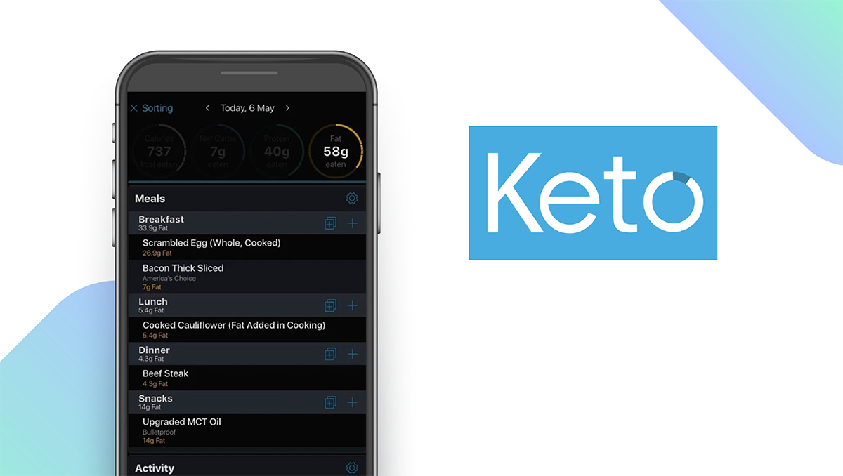 Keto Diet Tracker App feature