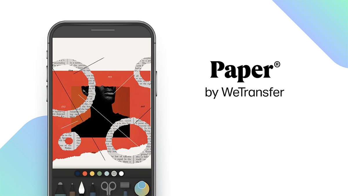 Paper by WeTransfe‪r App feature