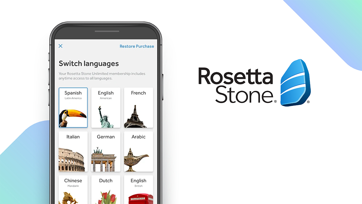 Rosetta Stone App feature