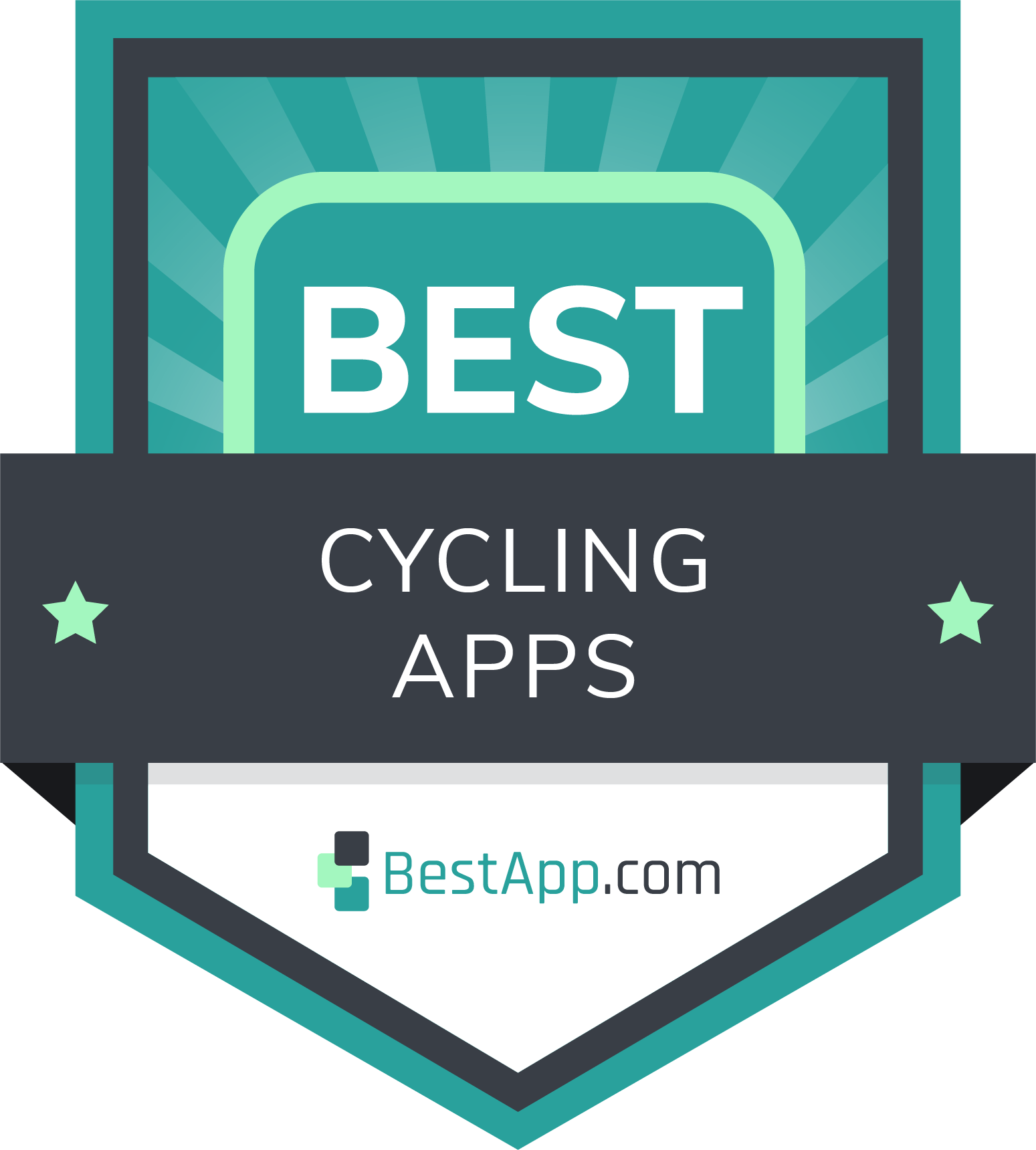 Best Cycling Apps Badge