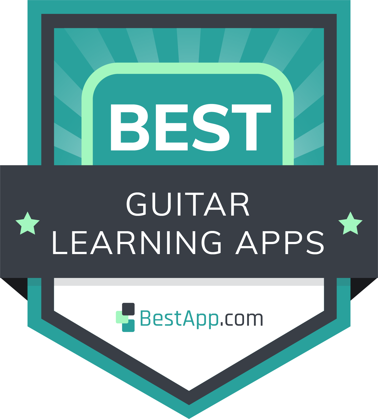 Best Guitar Learning Apps Badge