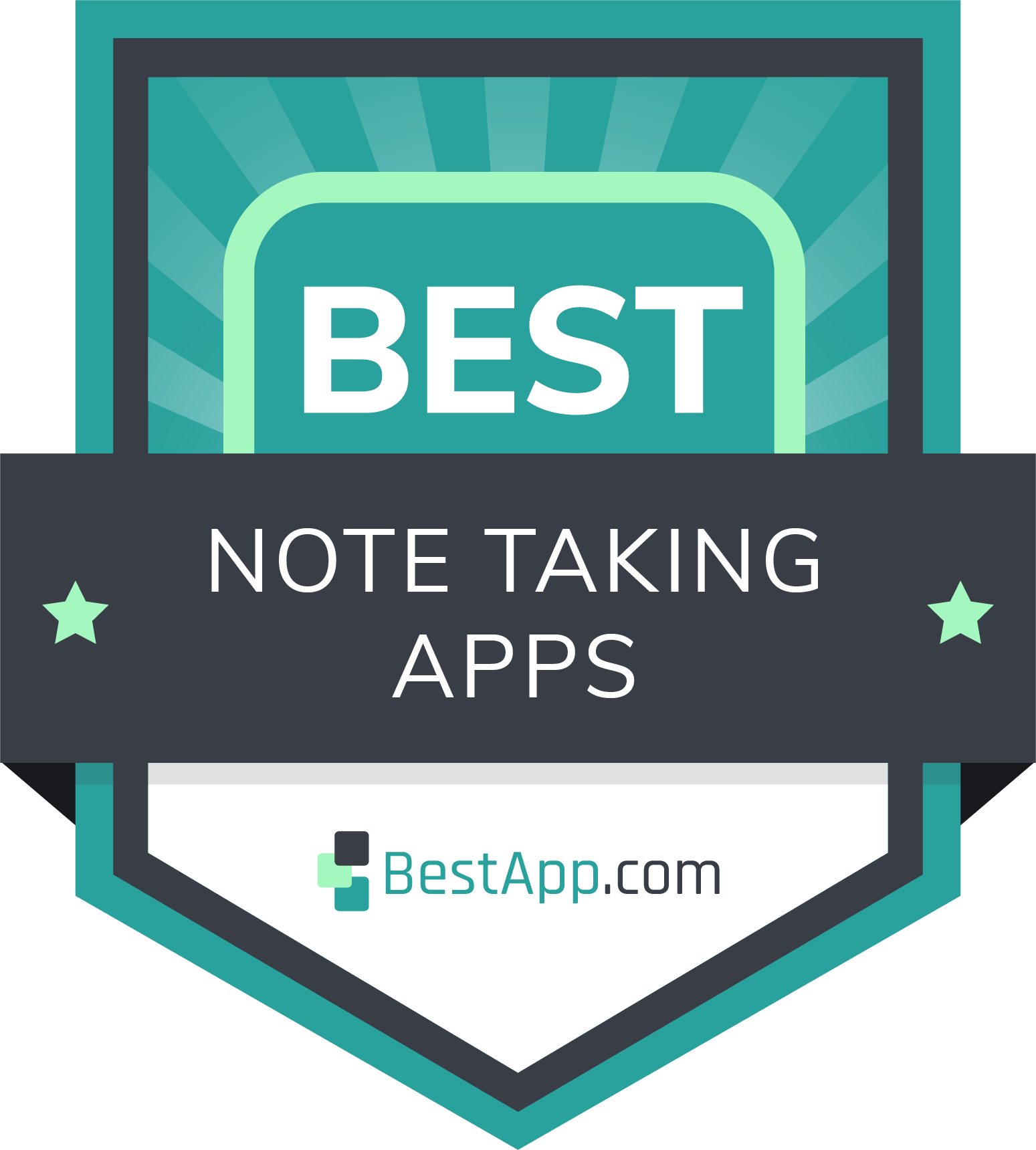 Best Note-Taking Apps Badge