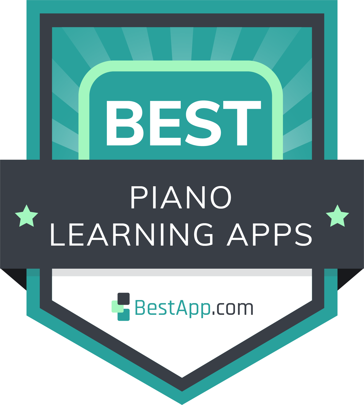 Best Piano Learning Apps Badge