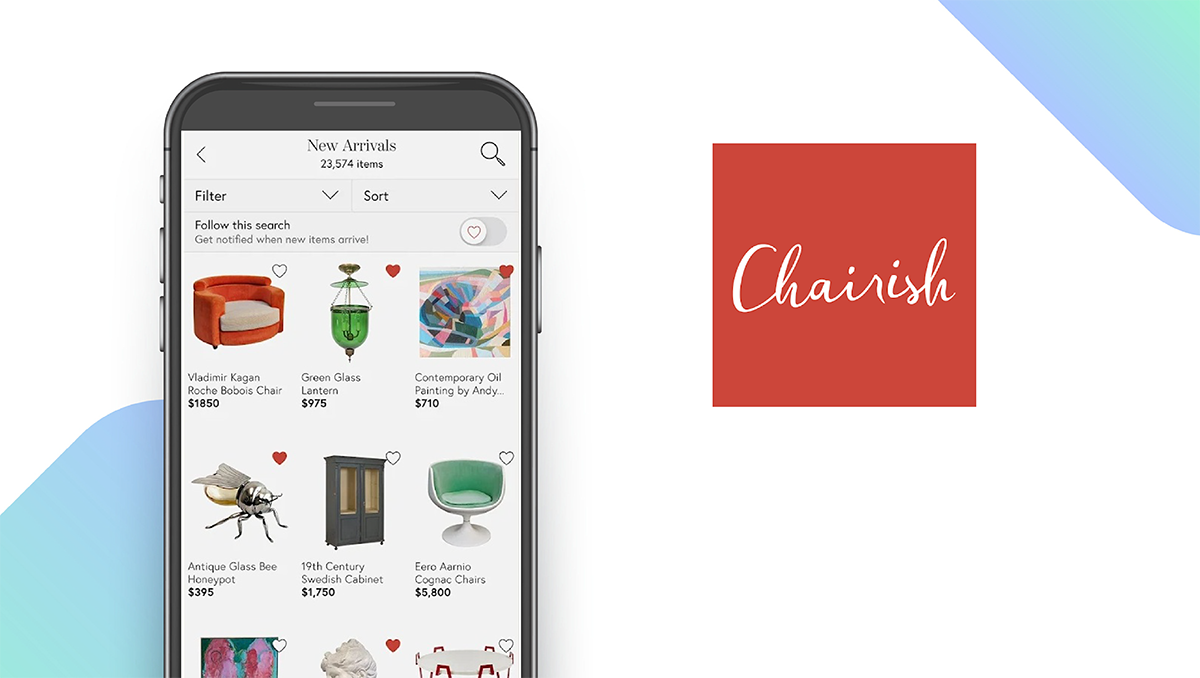 Chairish App feature
