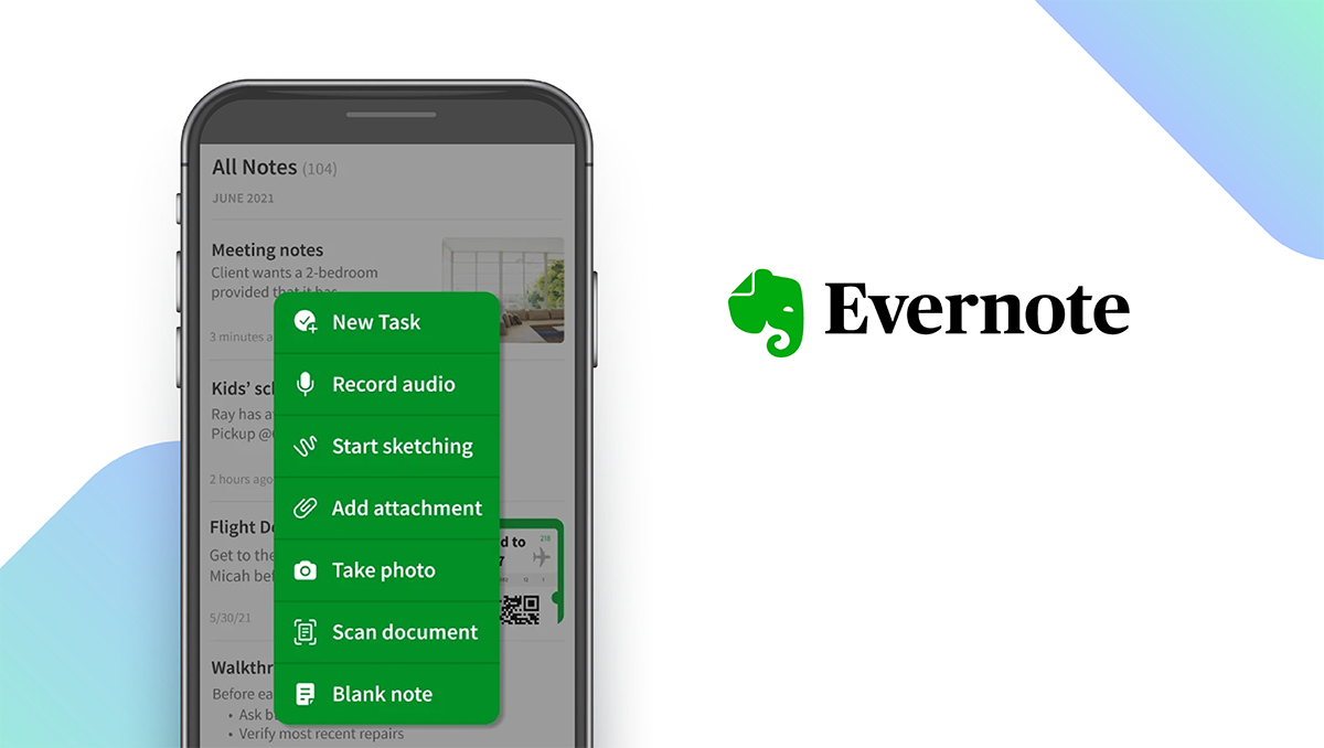 Evernote App feature